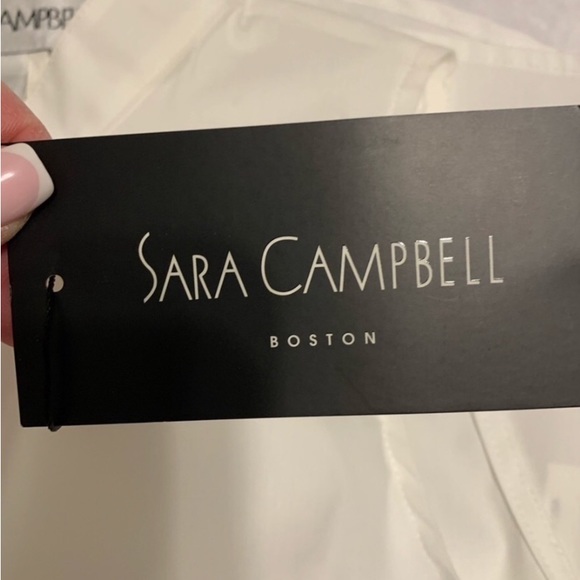 BLACK Sara Campbell Black Ponte Topper with Bow XS - Picture 11 of 11